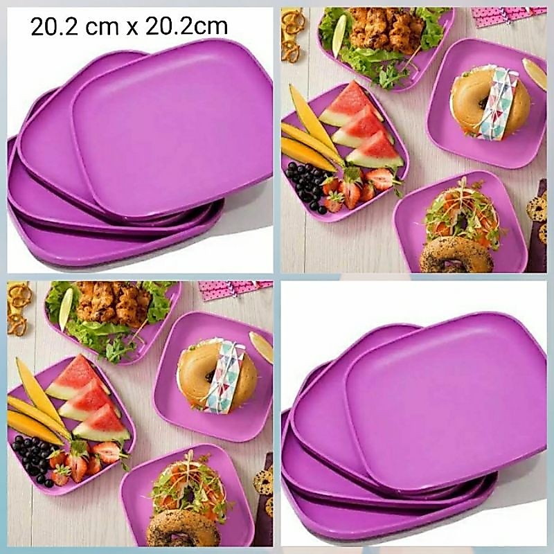 breakfast plate piring tupperware bisa beli ecer