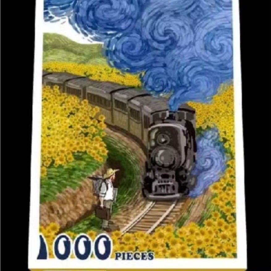 Jigsaw Puzzle Vincent Van Gogh Sunflower station 1000 pcs