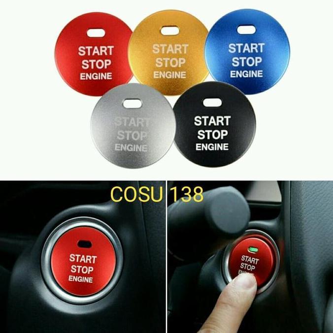 Cover Button Tombol Start Stop Engine Honda Mobilio Brv Brio Terbaik