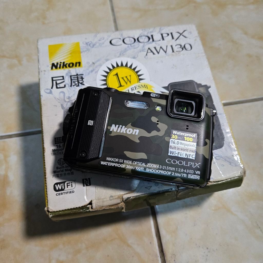 Nikon AW130 Waterproof Army
