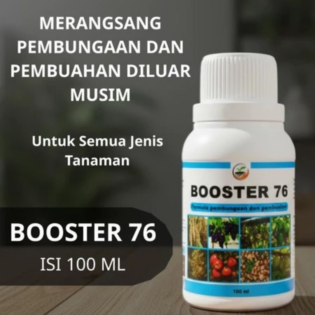 Pupuk BoOSTER 7b Kemasan 100 ml /Pupuk organik cair Pelebat, Penyubur.