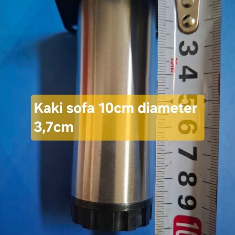 Kaki Sofa Bulat/Kaki Lemari Bulat Stainless SS 201 20cm / Kaki Sofa Stainless