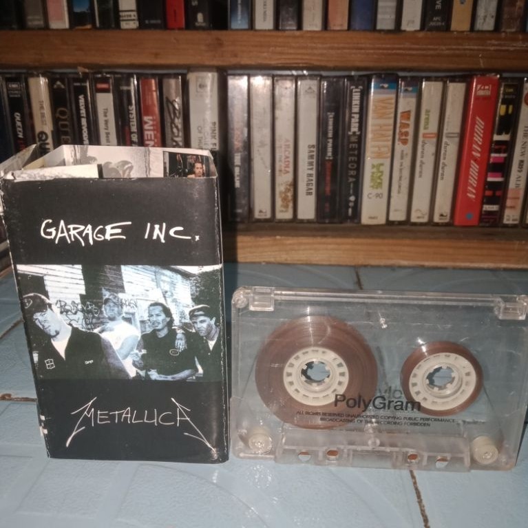 Kaset Pita Metallica Garage Inc. album musik band rock