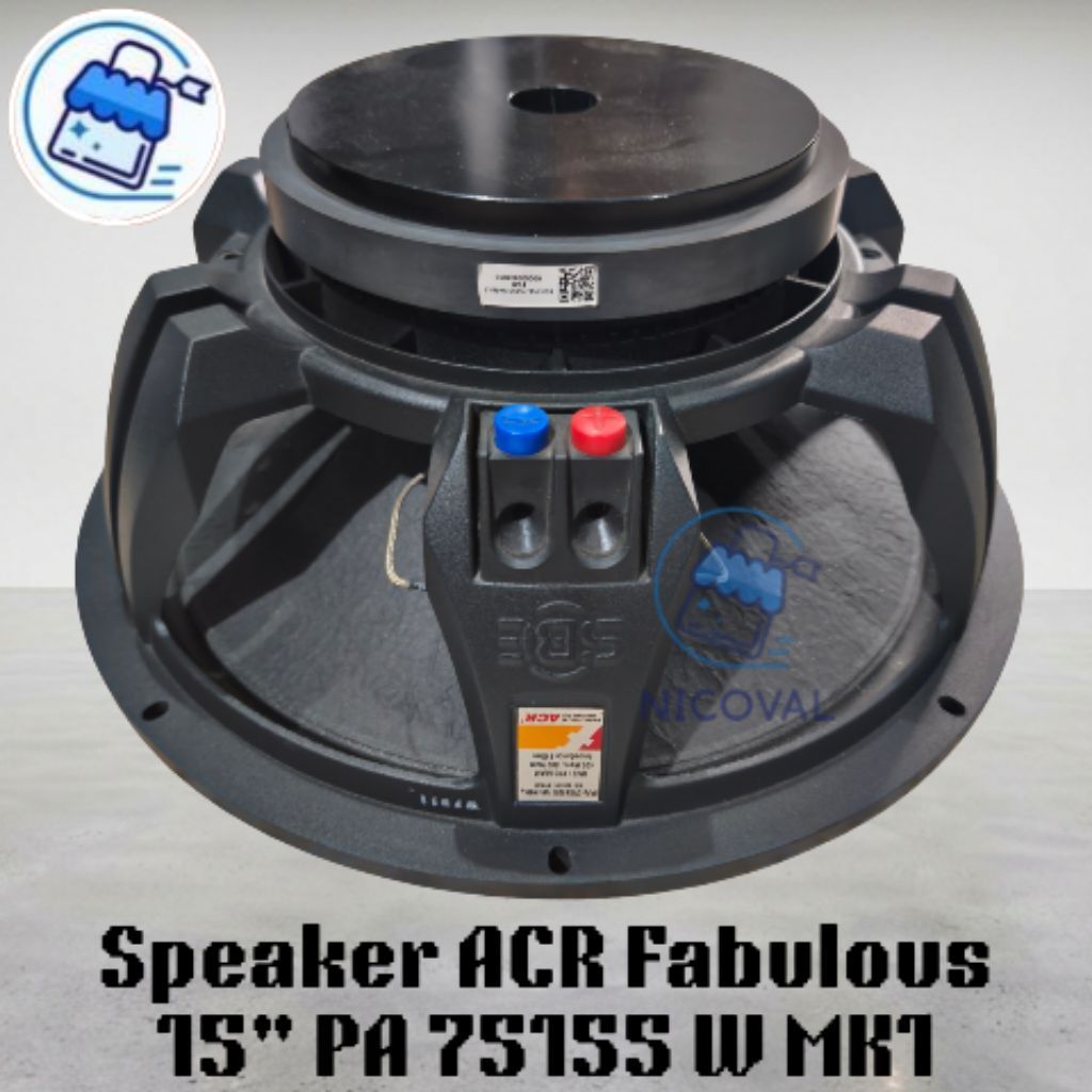 Speaker ACR Fabulous 15" PA 75155 W MK1 Fabulous 15 Inch PA75115W Mk1