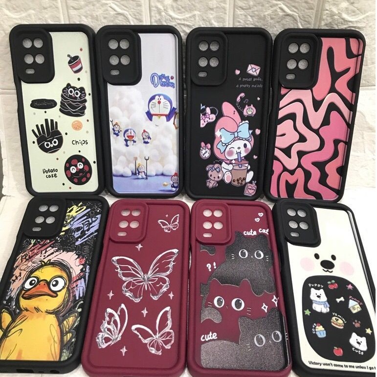 SoftCase Motif berkarakter OPPO A54