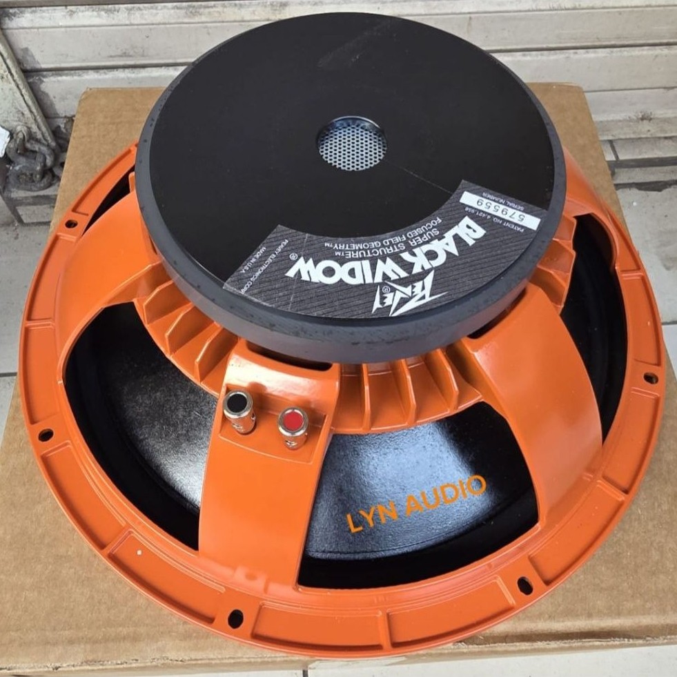 SPEAKER COMPONENT PEAVEY BLACK WIDOW 15 INCH VOICE COIL 3 INCH  BLACKWIDOW 15INCH WARNA ORANGE