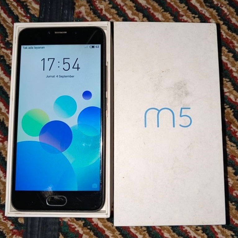 PL SECOND Meizu m5 minus lcd Ram 2g/16g (cek deskripsi)