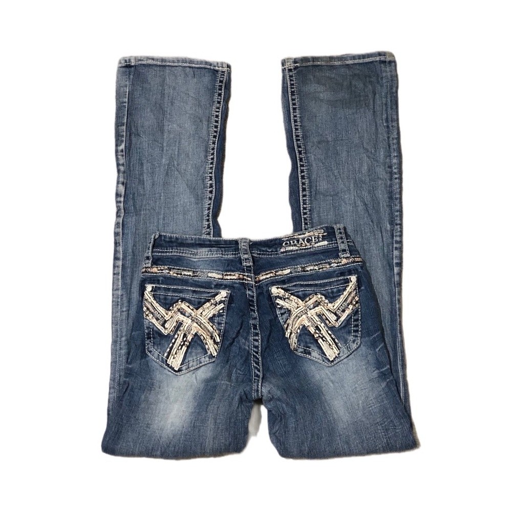 Y2K vintage grace usa low rise bootcut denim jeans