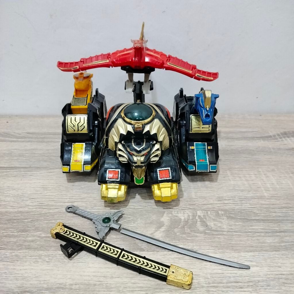 bandai DX power rangers thunderzord assault team
