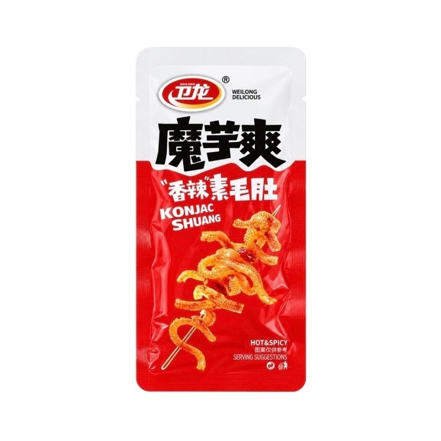 Wei Loong Mo Yu Shuang Spicy Konjac Hot&Spicy Snack China Viral Enak Halal