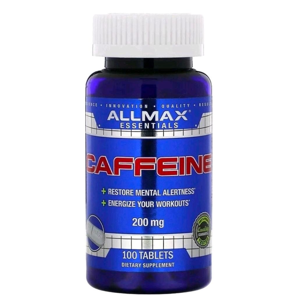 Allmax caffeine 200mg 100tablets