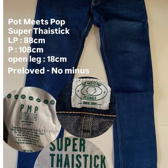 pot meets pop jeans preloved men