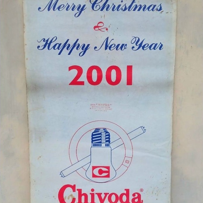 Kalender Lawas Tahun 2001