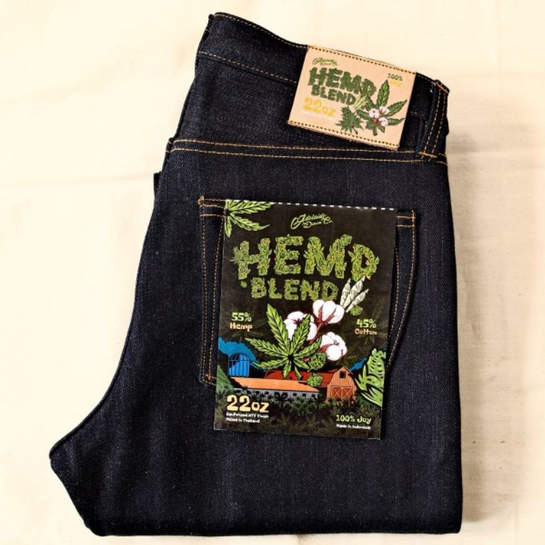 Hemp Blend III 22oz - Hemp Denim Slubby Redline Salvadge