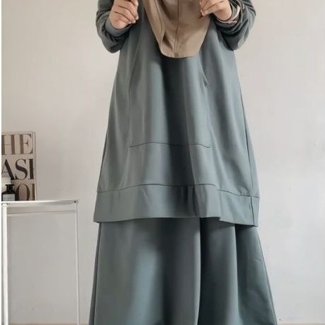 tunik modest sporty set rok by azda