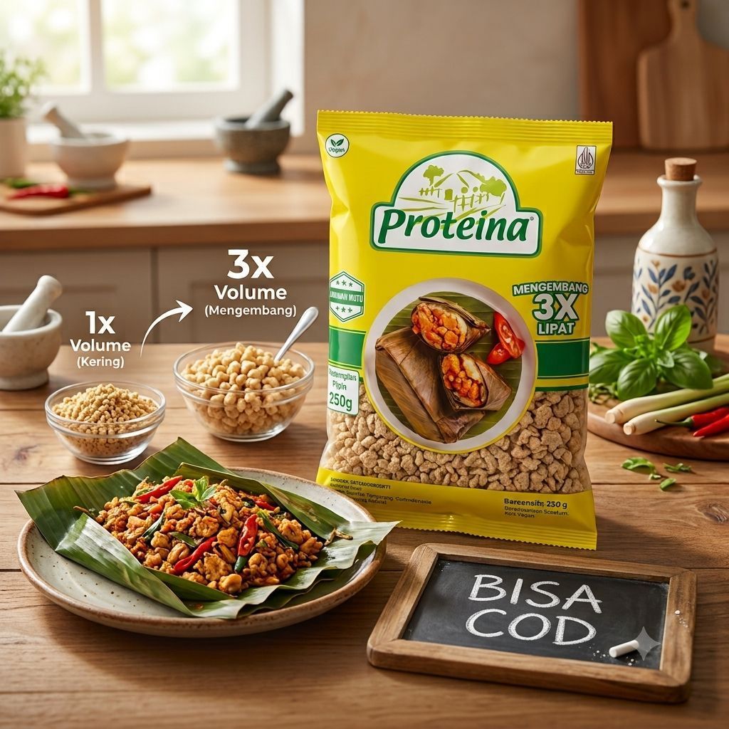 protena ayam , Proteina 250g protena bisa mengembang sampe 3x lipat -cod halal berkah