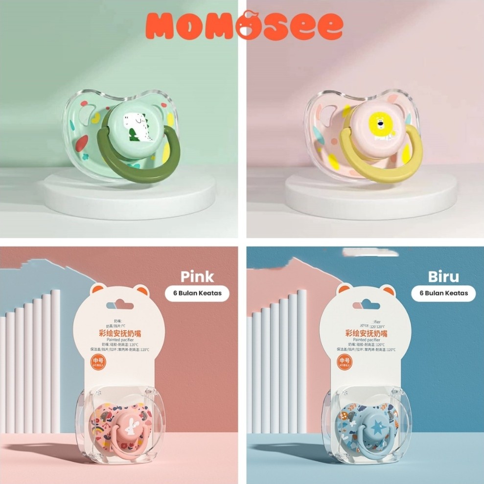 Momosee Dot Silikon Bayi Dot Bayi Baru Lahir Empeng Avent 0 6 Bulan Dot Bayi Newborn BB14