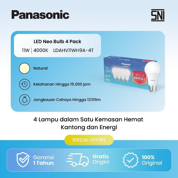 Panasonic LED Bulb Neo In-House 11W, 4000K - LDAHV11WH9A4T
