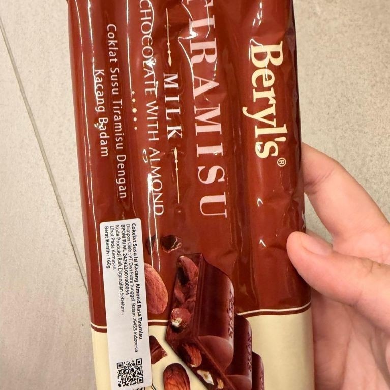 BERYLS BAR TIRAMISU MILK CHOCOLATE ALMOND. BERYLS ALMOND MILK CHOCOLATE. BERYLS BAR ALMOND. BERYLS B
