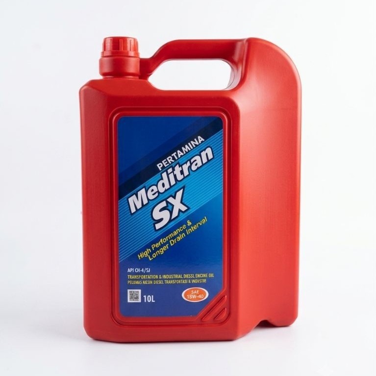 Pertamina SX Meditran SX SAE 15W-40 Diesel Oil 10L High Performance Longer Drain Interval