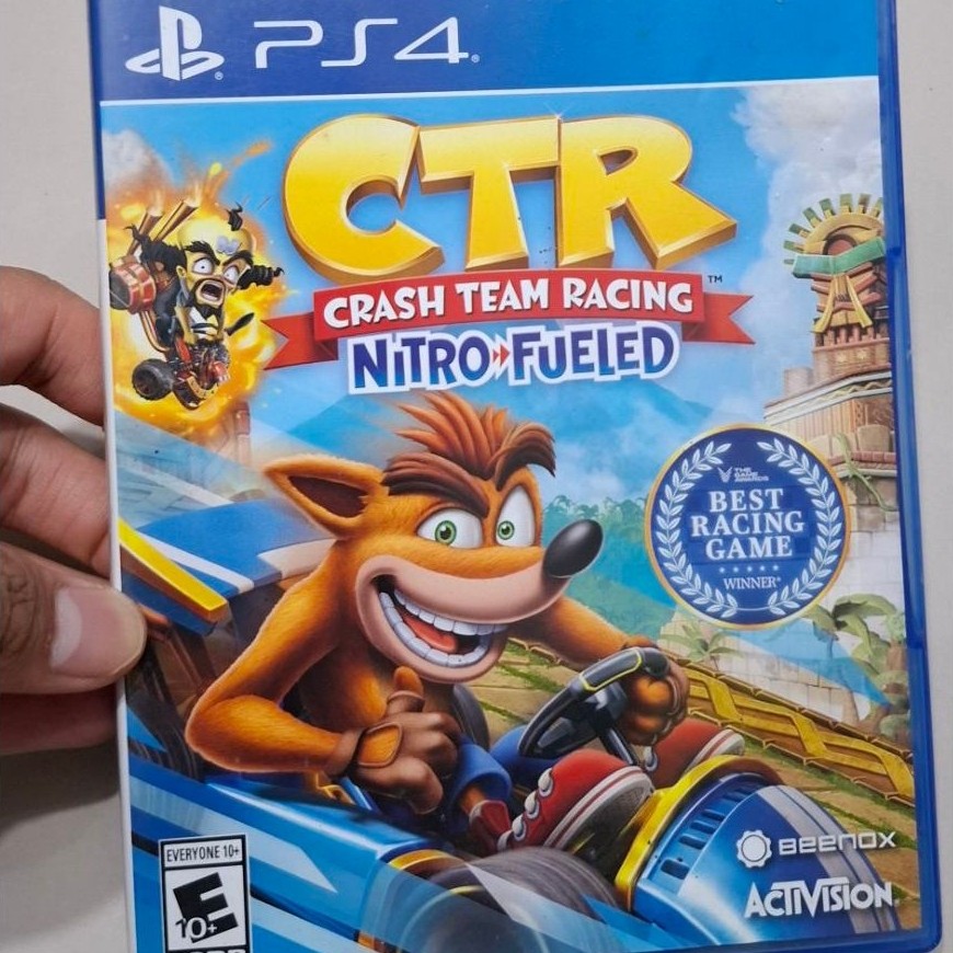 CRASH TEAM RACING NITRO FUELED CTR NITRO FUELED GAME BALAP PS4 PS 4 DISC KASET BD
