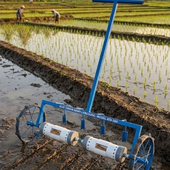 TABELA / Alat Tanam Benih Langsung Model ATB-500 untuk Sawah Padi Manual