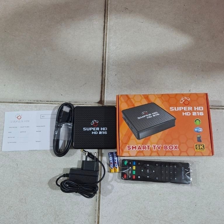 SUPER HD 216 X96Q G2 TV BOX ANDROID 2GB RAM 16GB ROM QUAD CORE GENERATION 2 / ANDROID BOX TV STB / S