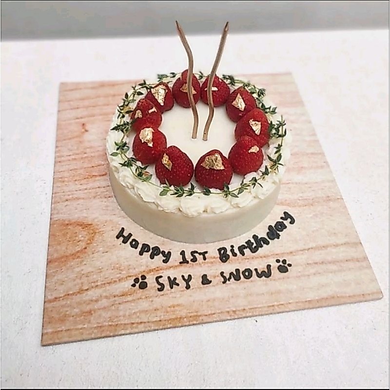 STRAWBERRY CAKE 12cm / 15CM