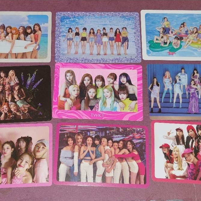 twice official photocard