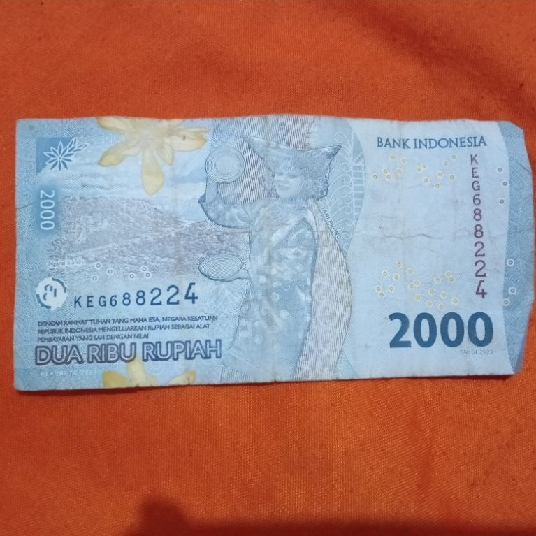 uang bibit seri genap pecahan 2000