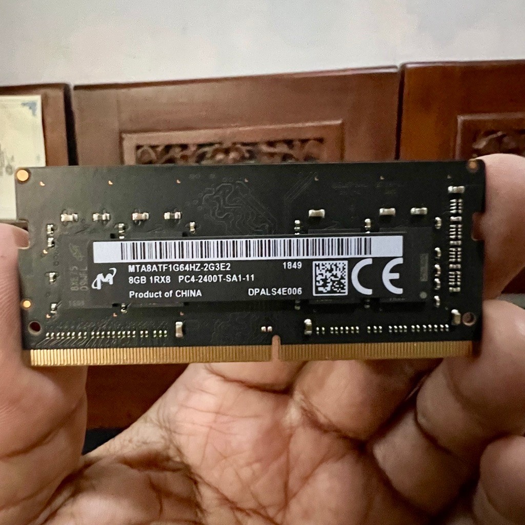 Memory DDR 4 16GB (2x8GB) PC4 2400T Micron for iMac 2017 sd 2019 Laptop Bekas Berkualitas