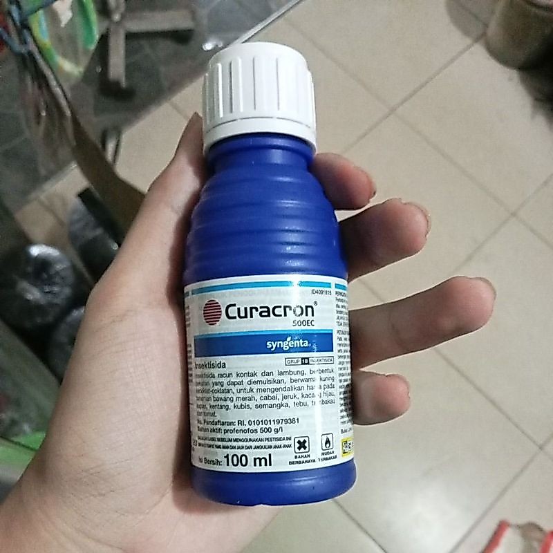 Obat Curacron 100ML 500EC PEMBASMI HAMA ULAT,KUPU KUPU PUTIH