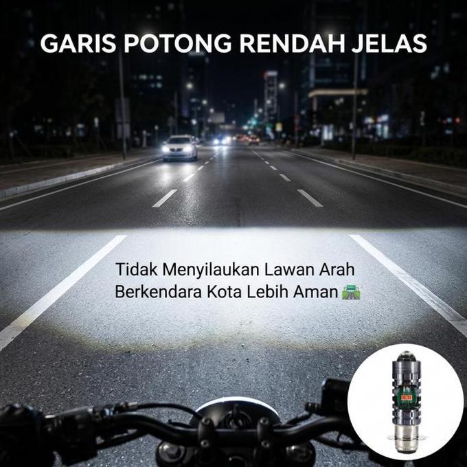 GHEATHEON [COD]H6 LASER HI LO MOTORCYCLE LED LIGHTS, QUALITY AND SUPER BRIGHT MOTORCYCLE HEADLIGHTS 