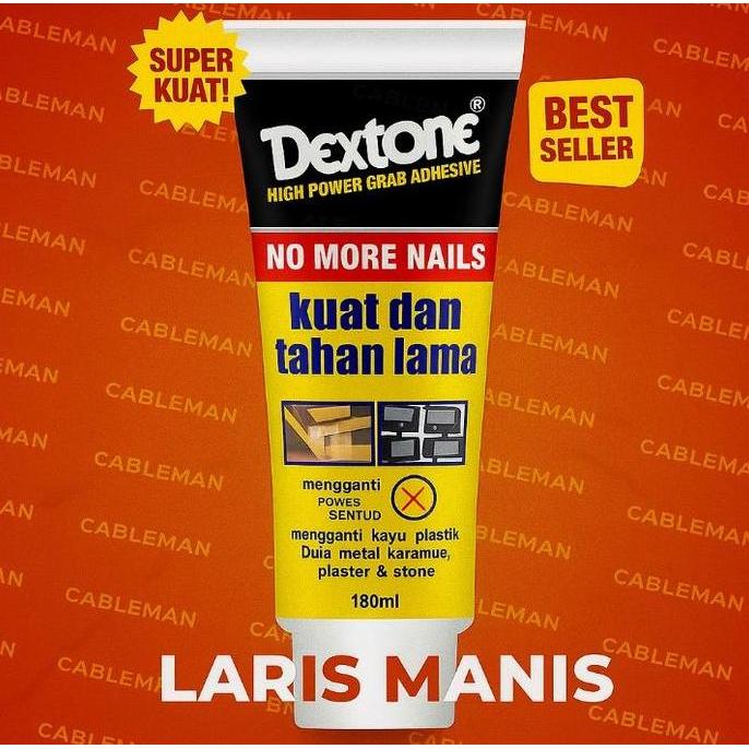 Lem Keramik, Kayu, Metal dan Batu Super Kuat No More Nail Dextone