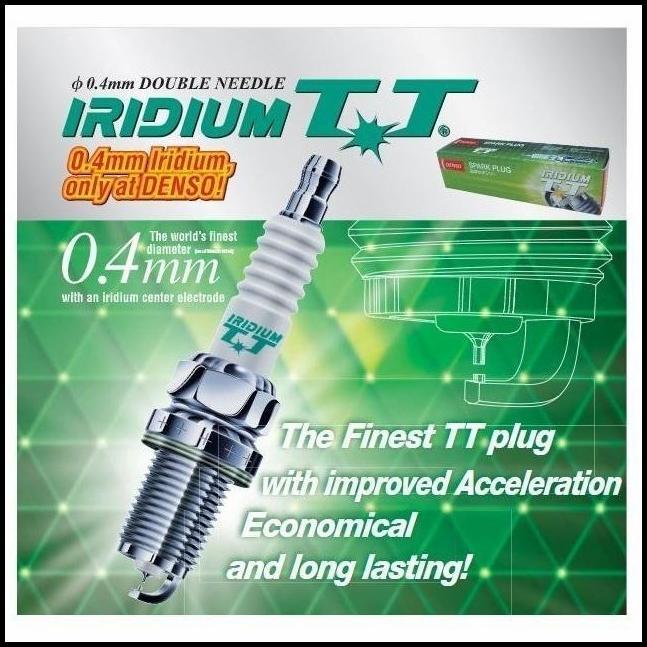 GRATIS ONGKIR BUSI DENSO IRIDIUM TT IXEH20ETT CROSS FXE20HE11 ORIGINAL MADE IN JAPAN 