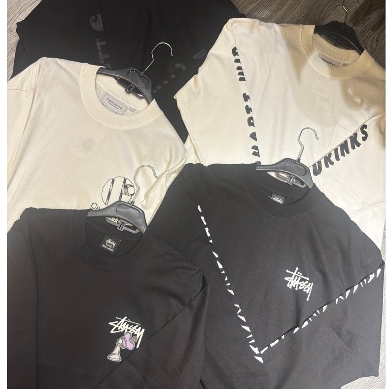 Longsleeve Stussy & Carhartt