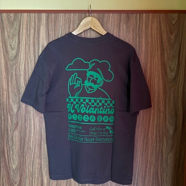 Baju Kaos Zara Prelove Warna Carcoal Second