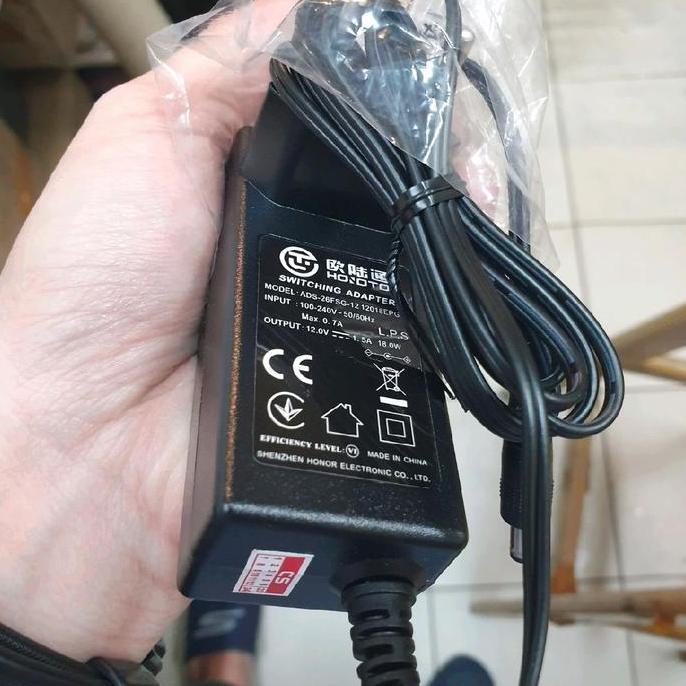 DS305 - adaptor cctv 1.5a 12v murni adaptor 1.5a 12v adaptor hikvision