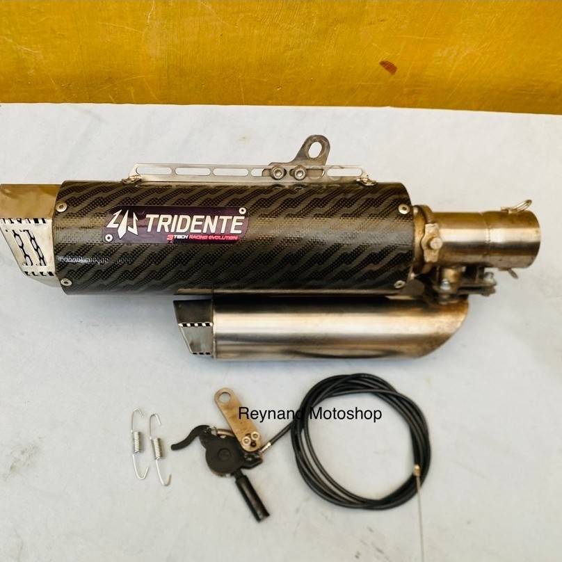 Tridente F23 modular 3tech Knalpot 3 Suara Anti Tilang