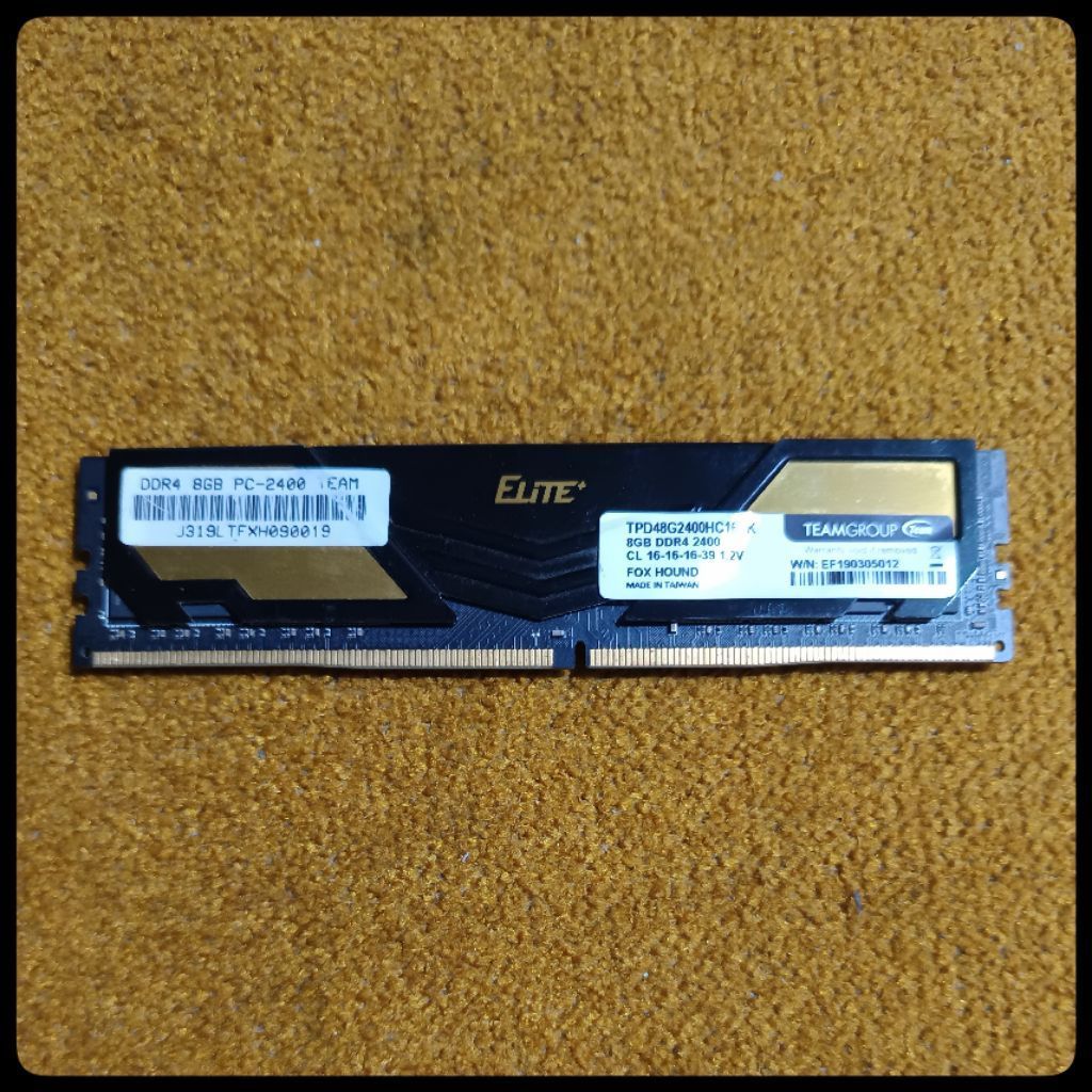 RAM PC-Longdimm DDR4 Team Elite PC4-2400 8Gb