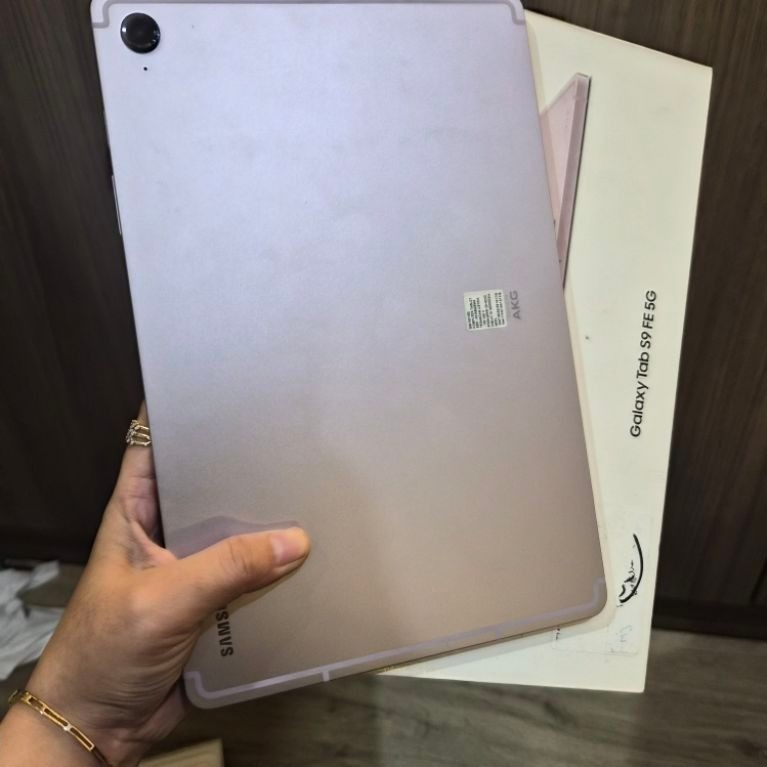 Samsung Tab S9 Fe 5g, 6/128, Wifi Cell, Fullset, sein, seken, grey