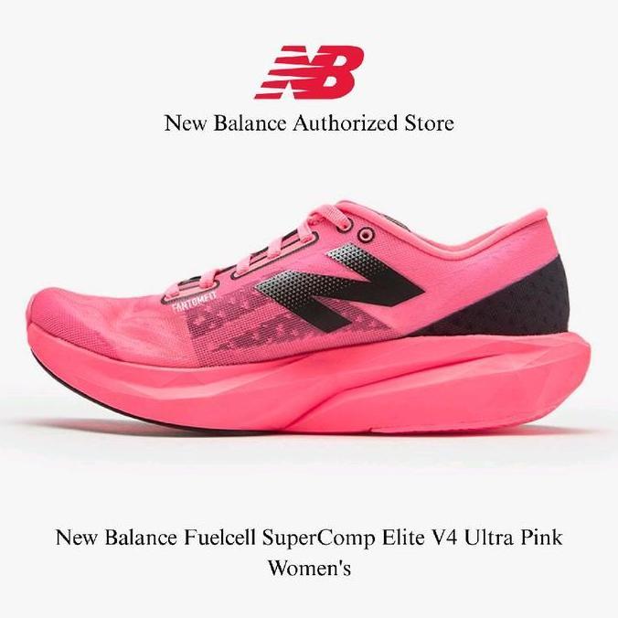 Sepatu Nb New Balance Fuelcell Supercomp Elite V4 Ultra Pink Women'S