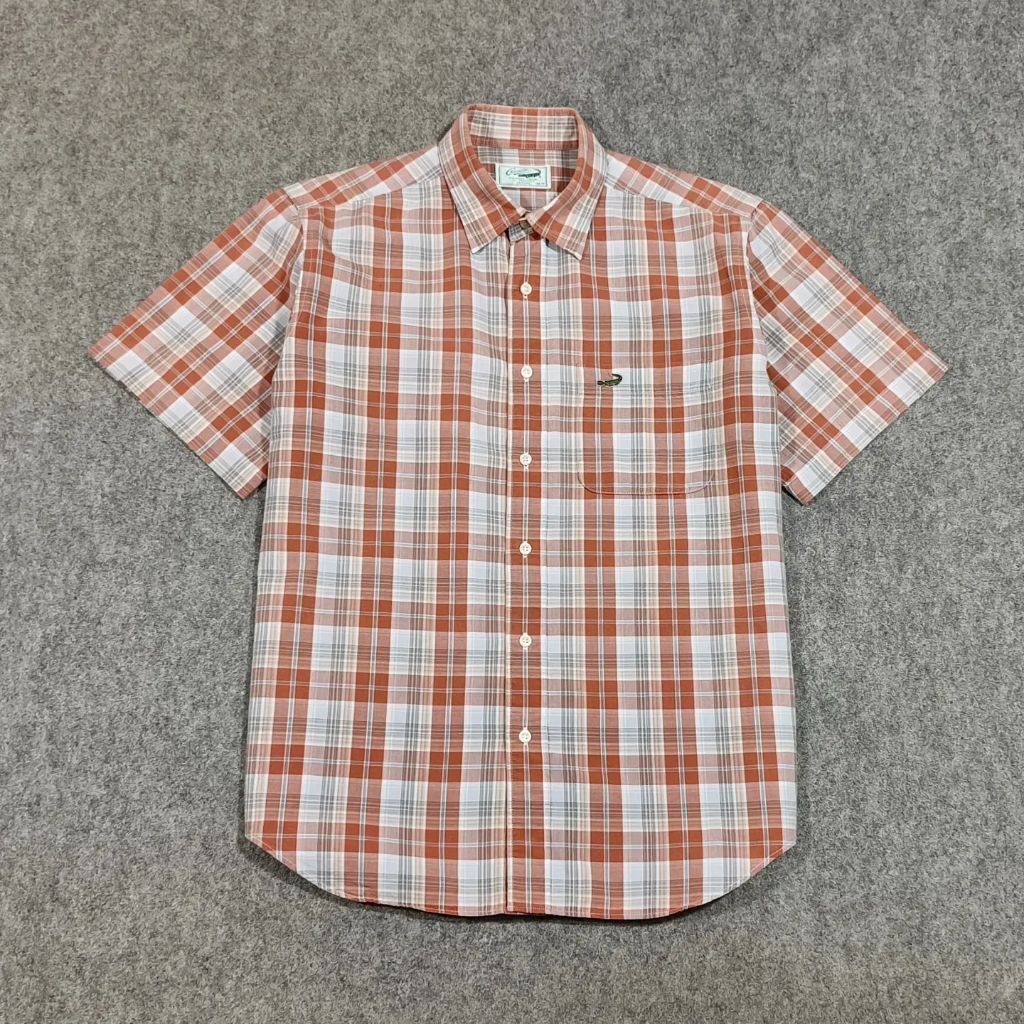 kemeja pria lengan pendek crocodile size M second