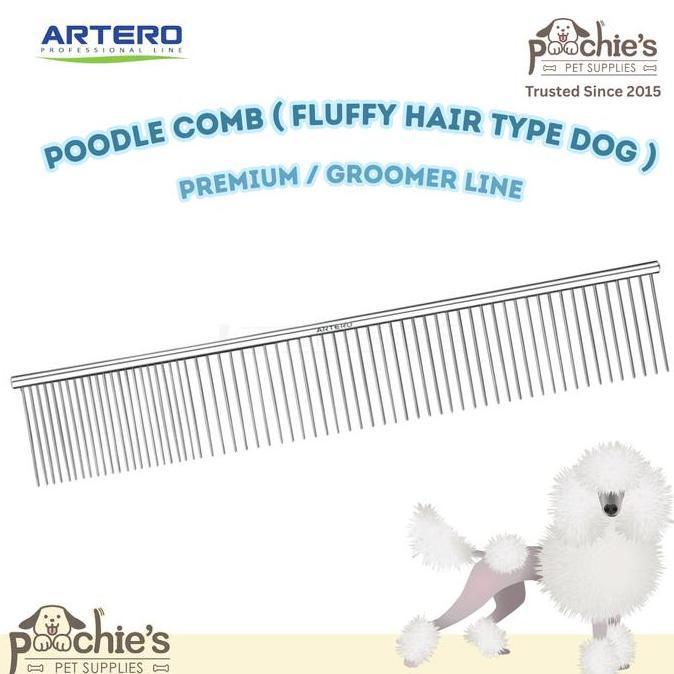 TERMURAH - [Poochies Supplies] Sisir Anjing - Sisir Poodle - Artero - POODLE COMB ( Volume Comb ) Pr
