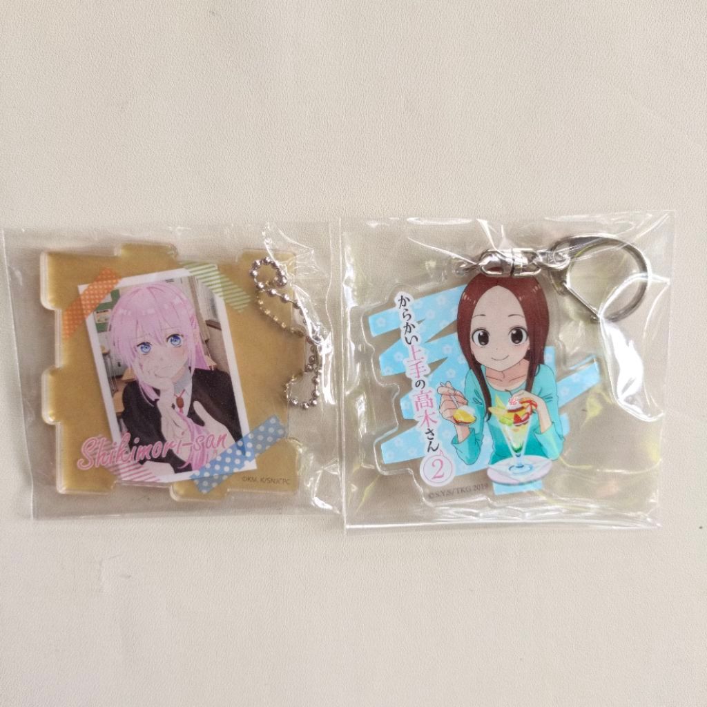 (UPDATE SEPTEMBER) Shikimori's Not Just a Cutie Takagi-san Nagatoro-san Uzaki-chan keychain strap of