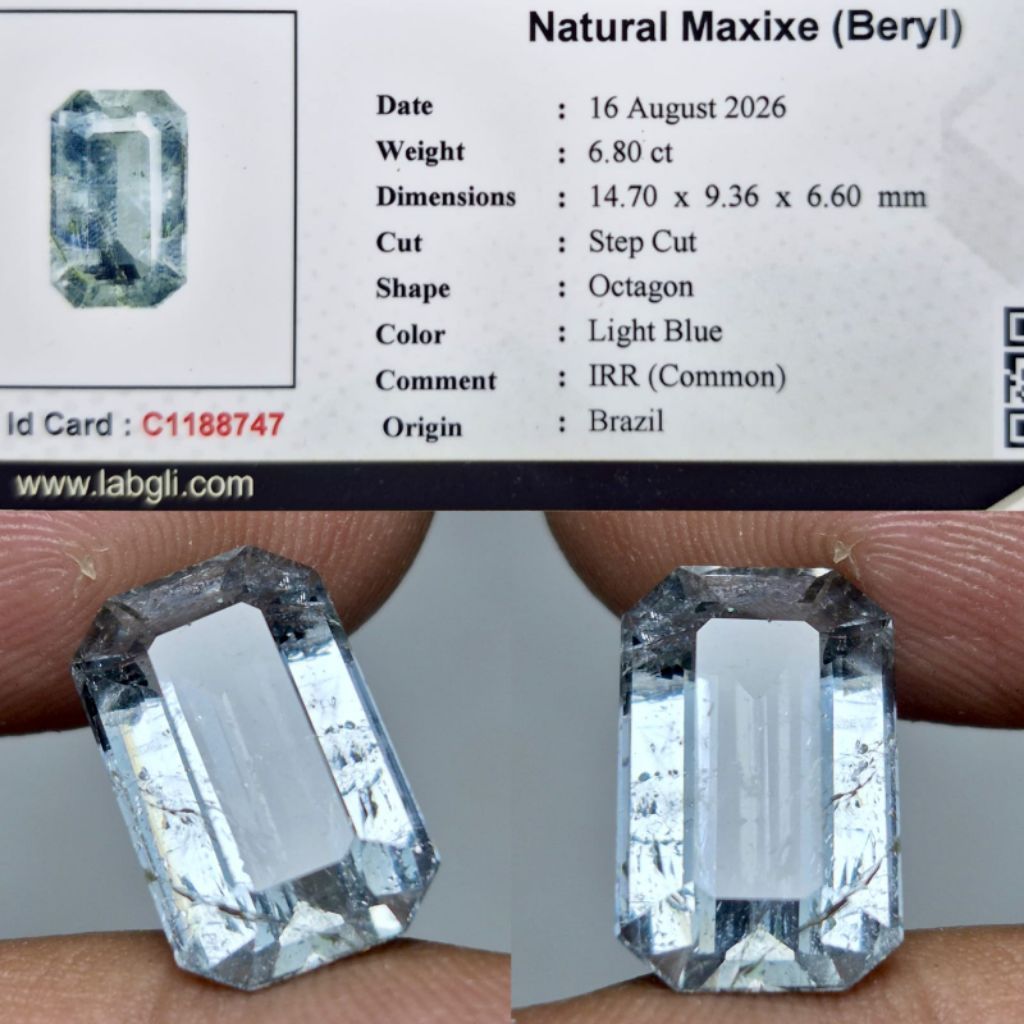 NATURAL MAXIXE BERYL HQ (FREE MEMO) G008
