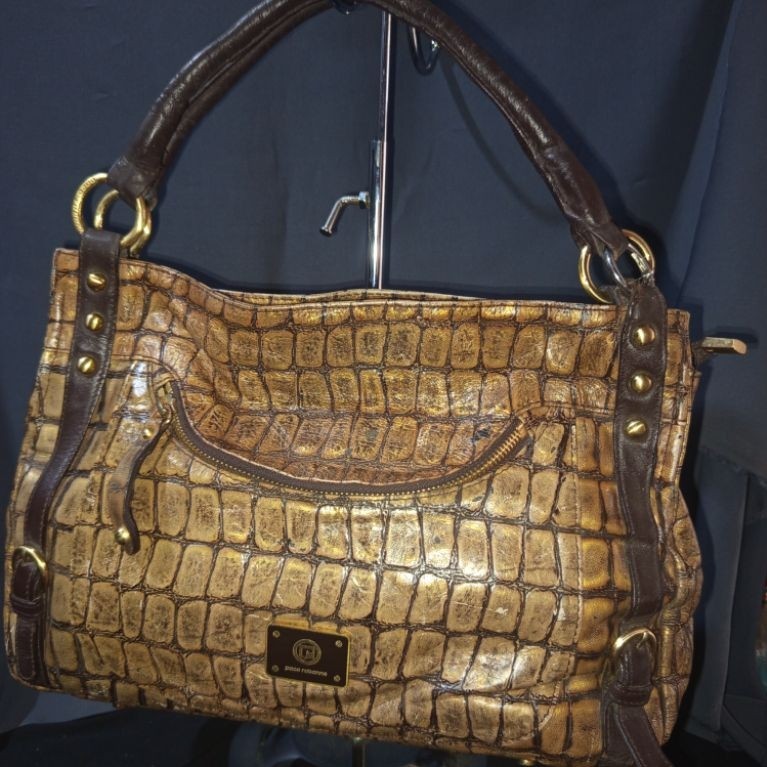 Shoulder Bag  Paco Rabanne Vintage Unik Kulit Asli second ori