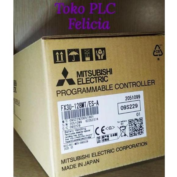 PLC MITSUBISHI FX3U-128MT/ES-A ORIGINAL FX3U-128MT/ES-A PLC Mitsubishi FX3U128MTESA FX3U 128MT ES A 