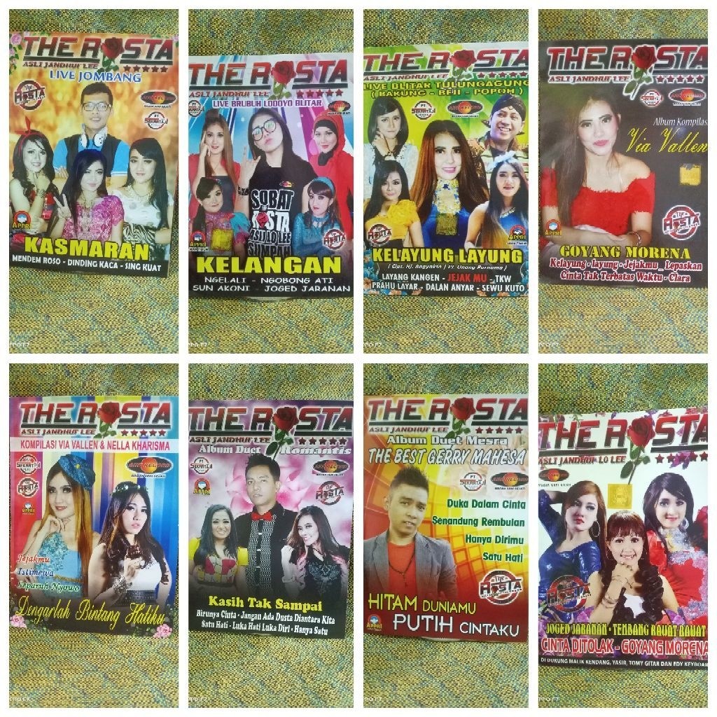 KASET VCD THE ROSTA 8 MACAM VOL 4 RANDOM