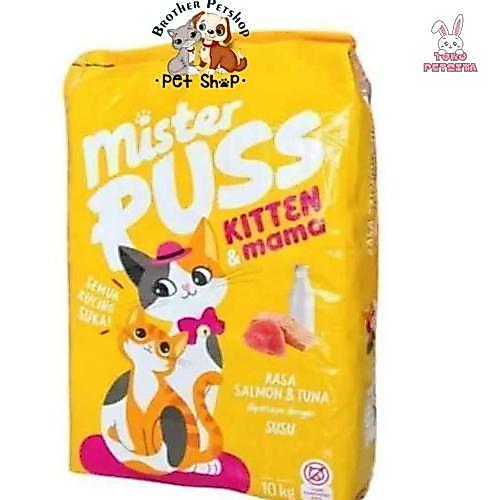 Makanan kucing Mister puss Kitten Mother 10 kg makanan kucing